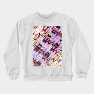 Purple Abstract Pattern Crewneck Sweatshirt